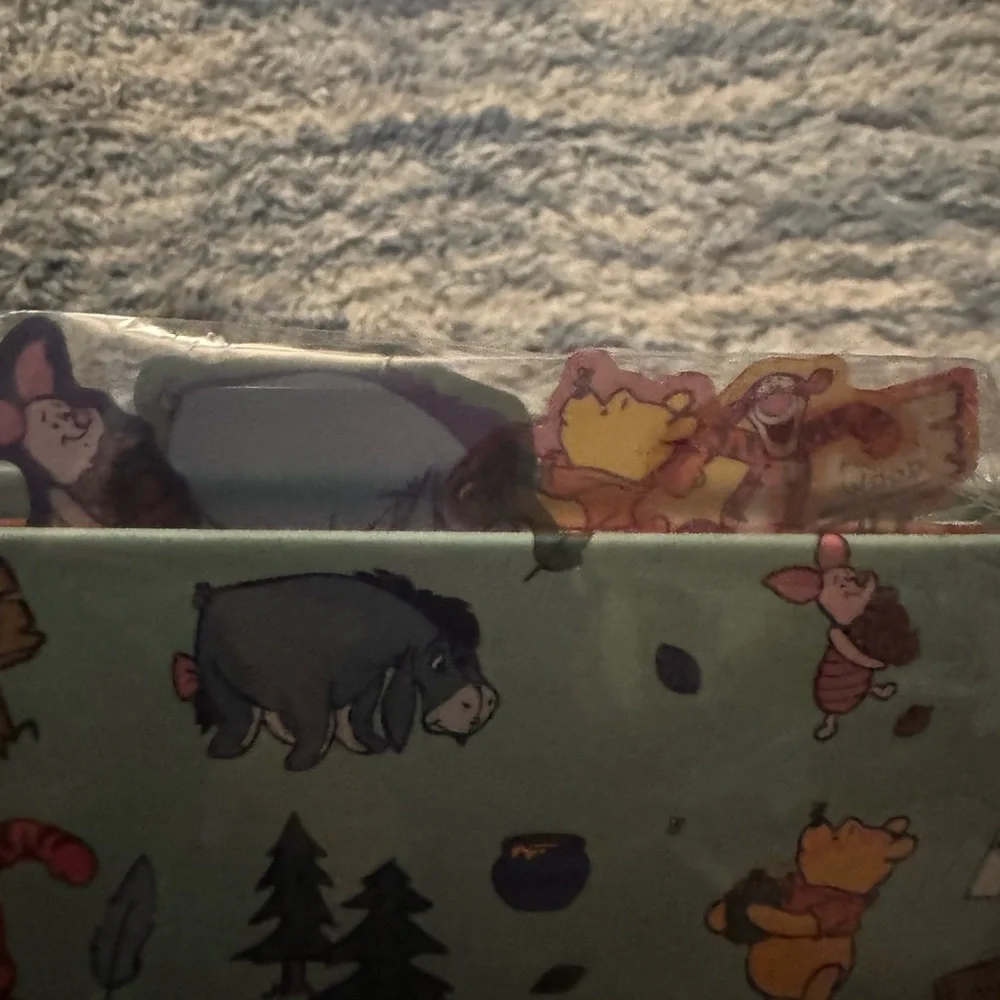 Winnie the Pooh Green Spiral Notebook